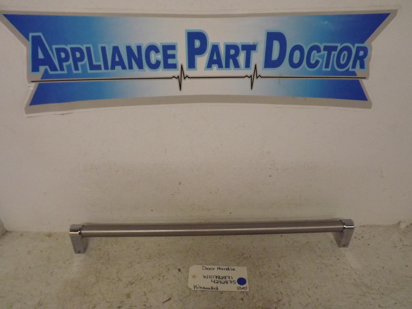 KitchenAid Refrigerator W10782871 4282875 Door Handle Used KitchenAid Refrigerator W10782871 4282875 Door Handle Used